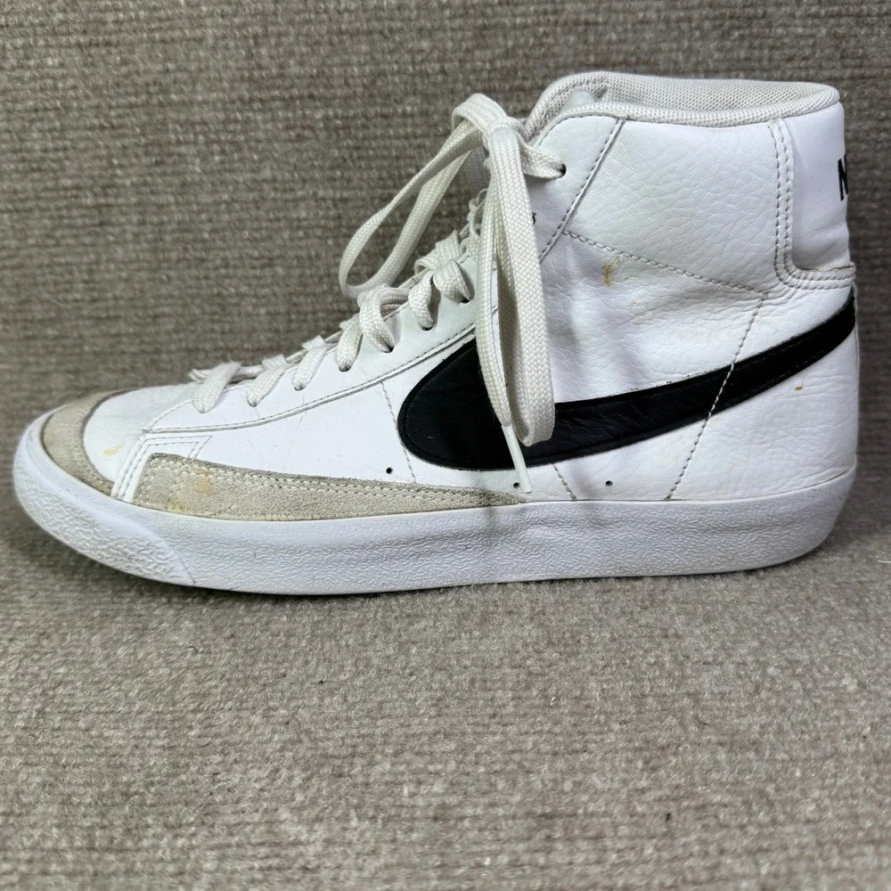 Nike‎ Blazer Mid 77 Kids Size 7Y White Black DA4086-100